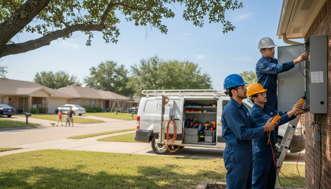 Certified electrician providing emergency electrical services in Stephen, MN